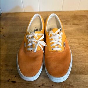 Vans Orange White Skate Sneakers